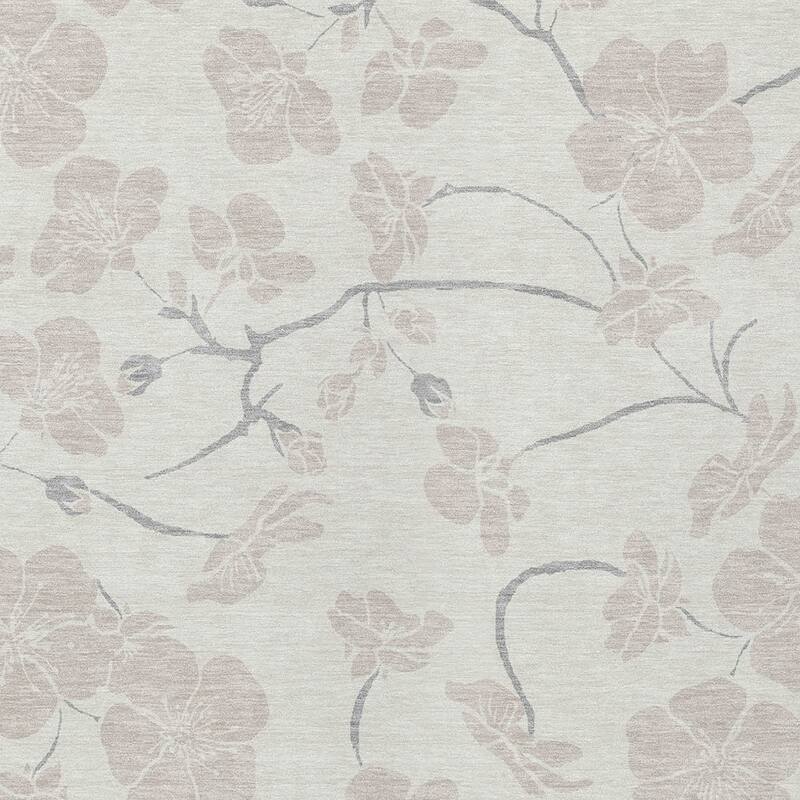 HomeRoots Floral Transitional Rectangle Outdoor Rug