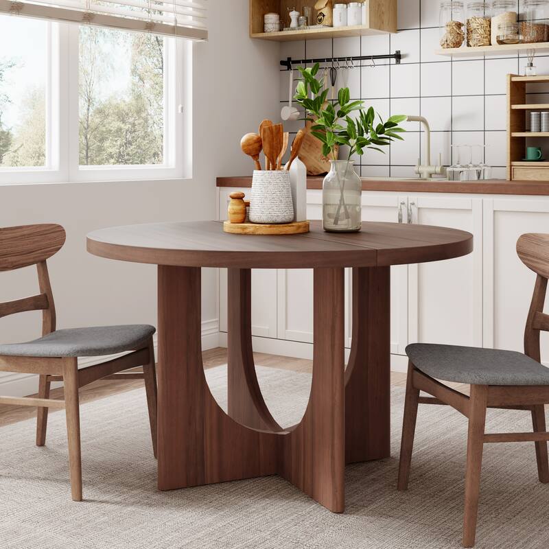 Christopher Knight Home - Holden Elegant 48" Round Dining Table with Sturdy Pedestal Base