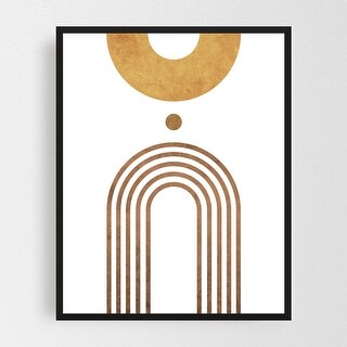 Art Deco Bohemian Boho Geometric Framed Wall Art Print Overstock 31652561