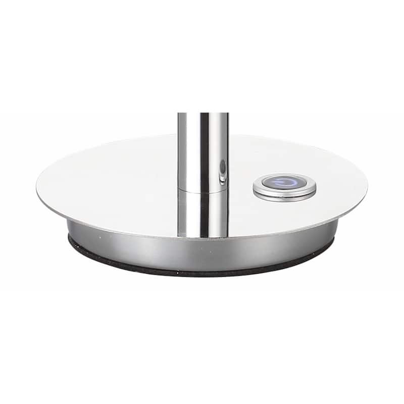 Julian 16.5" LED Integrated Table Lamp, Chrome by JONATHAN Y