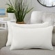preview thumbnail 17 of 45, Sorra Home Corded Linen Texture Pillows (Set of 2) 12 in H x 18 in W x 6 in D - Ivory