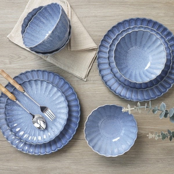Frill Reactive 12 Pc Dinnerware Set
