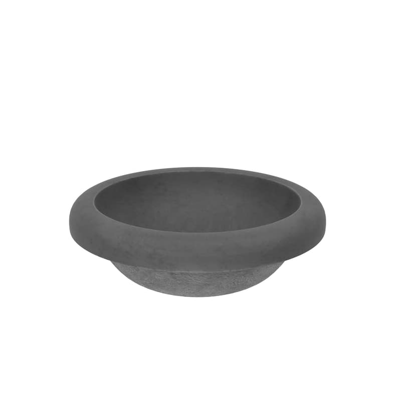 Cuyama NativeStone and Concrete Drop-in Bathroom Sink - 21" x 15" x 5"