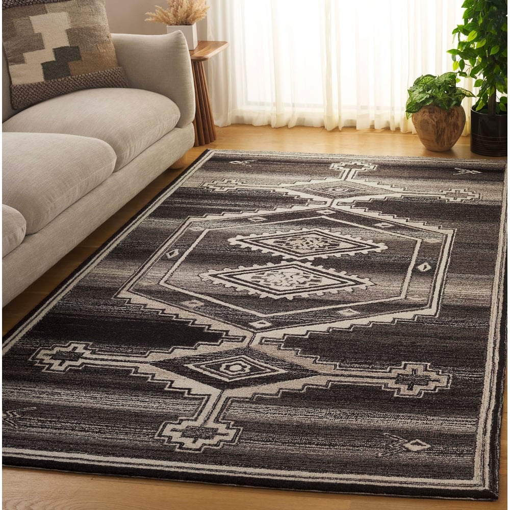 SAFAVIEH Handmade Kenya Meeli Rustic Southwestern Wool Rug