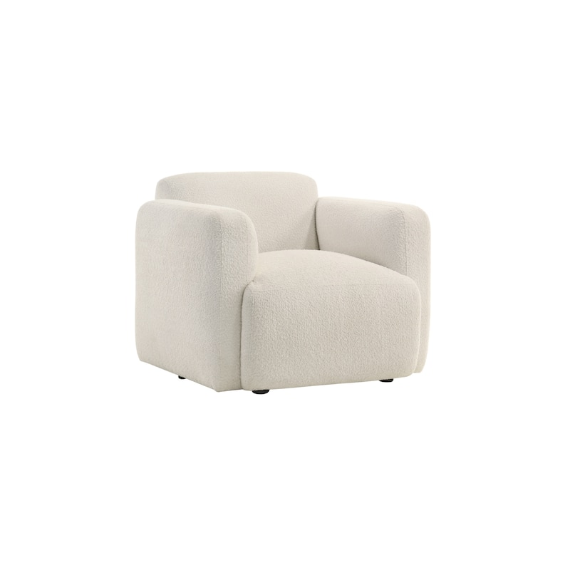 Sierra Ivory Boucle Accent Chair, Loveseat, Sofa, or Living Room Set