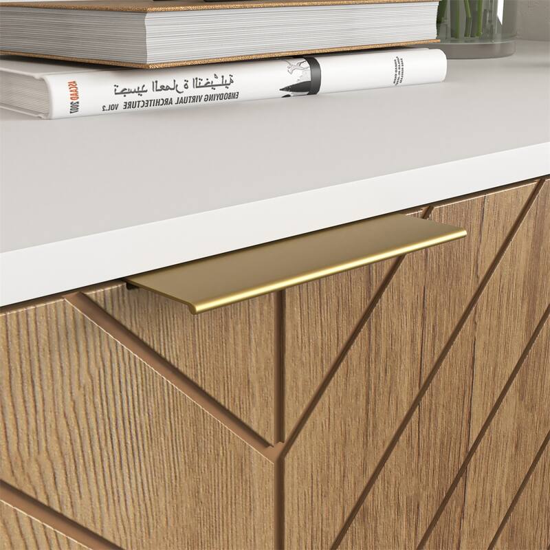 Storage Cabinet with 2 Doors, Kitchen Buffet Cabinet with Storage