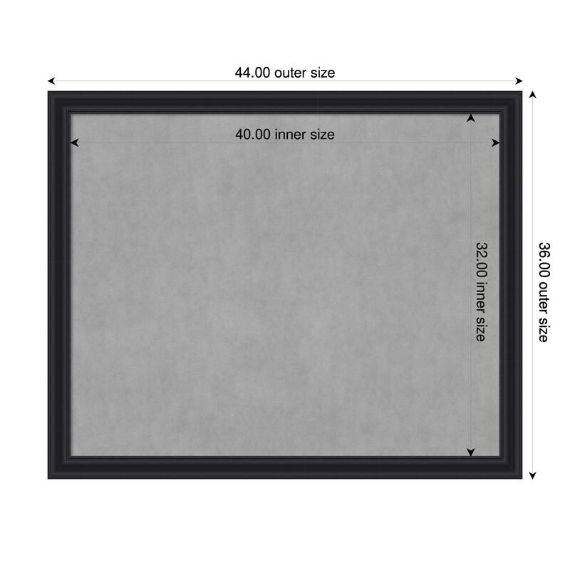 Amanti Art Dalat Black Framed - 44 x 36 in - Dalat Black