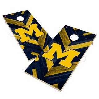 Michigan Wolverines Regulation 2x4 Cornhole Boards - V8