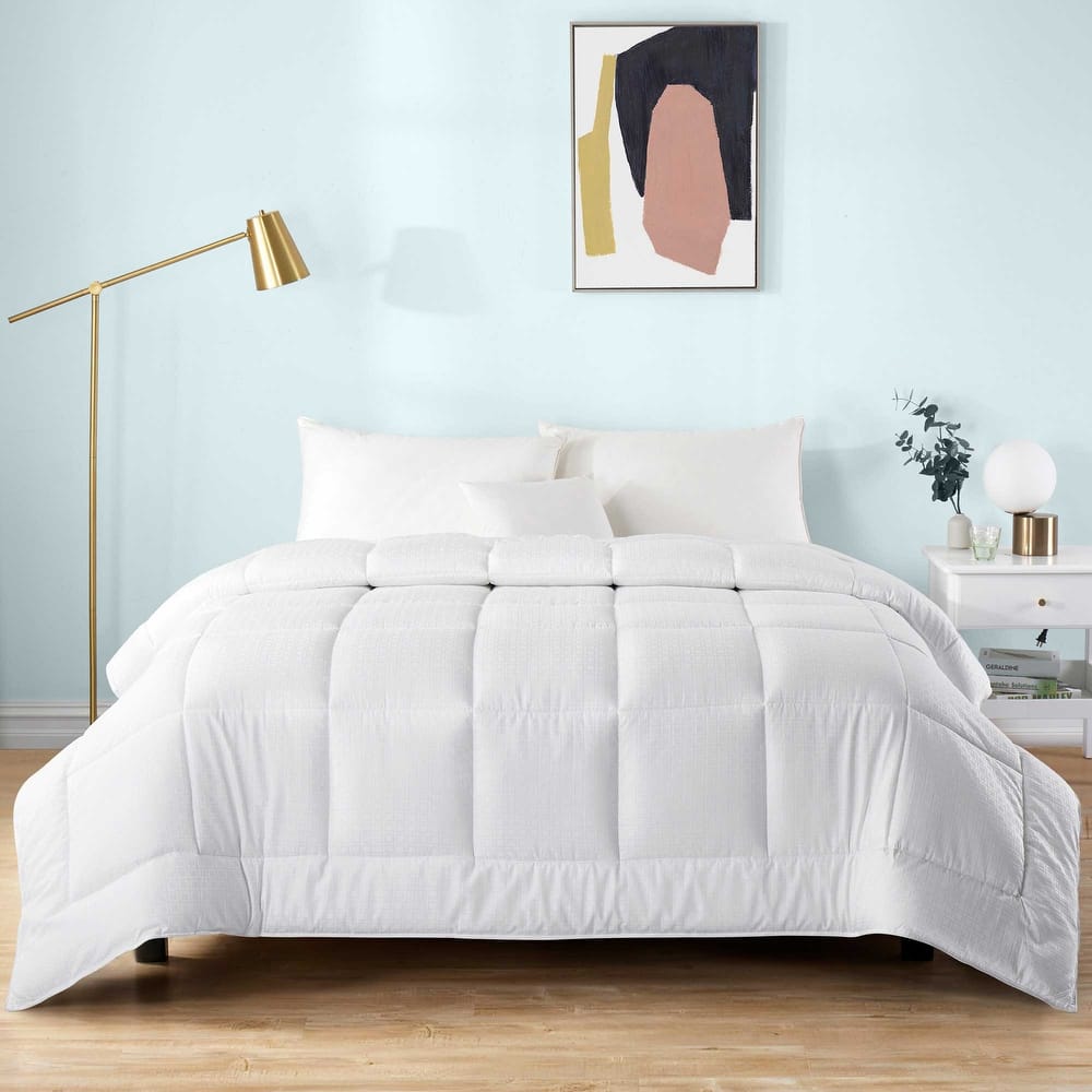 All Season Down Alternative Comforter Soft Cover with Jacquard