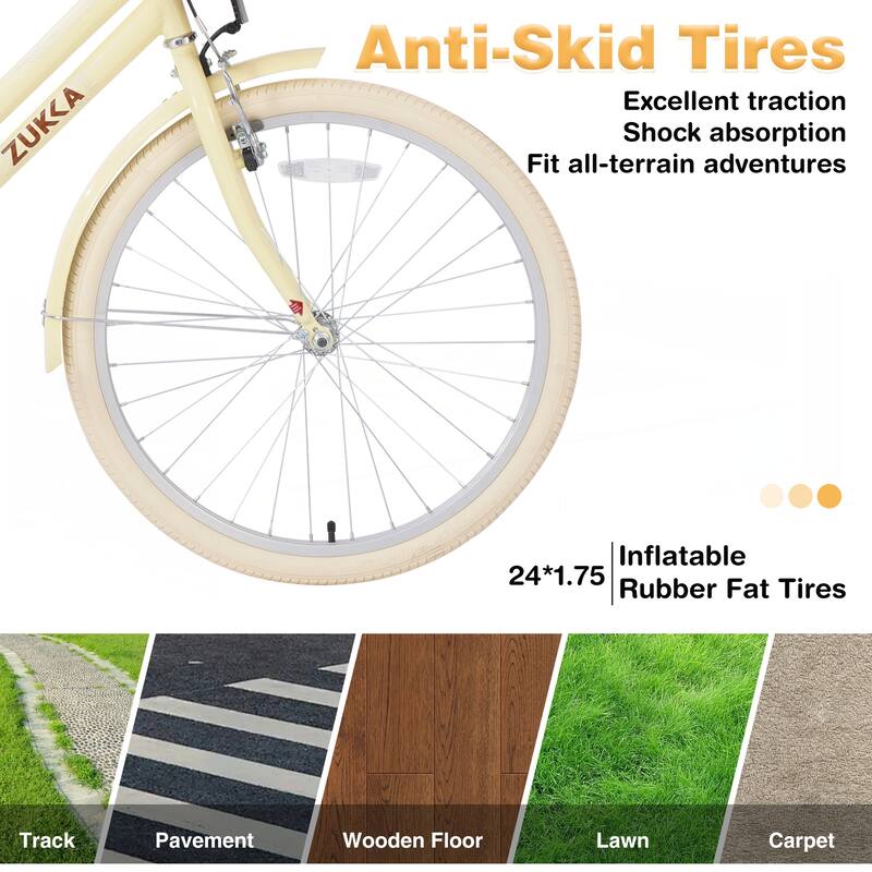 Steel Frame 24 inch wheel Bike
