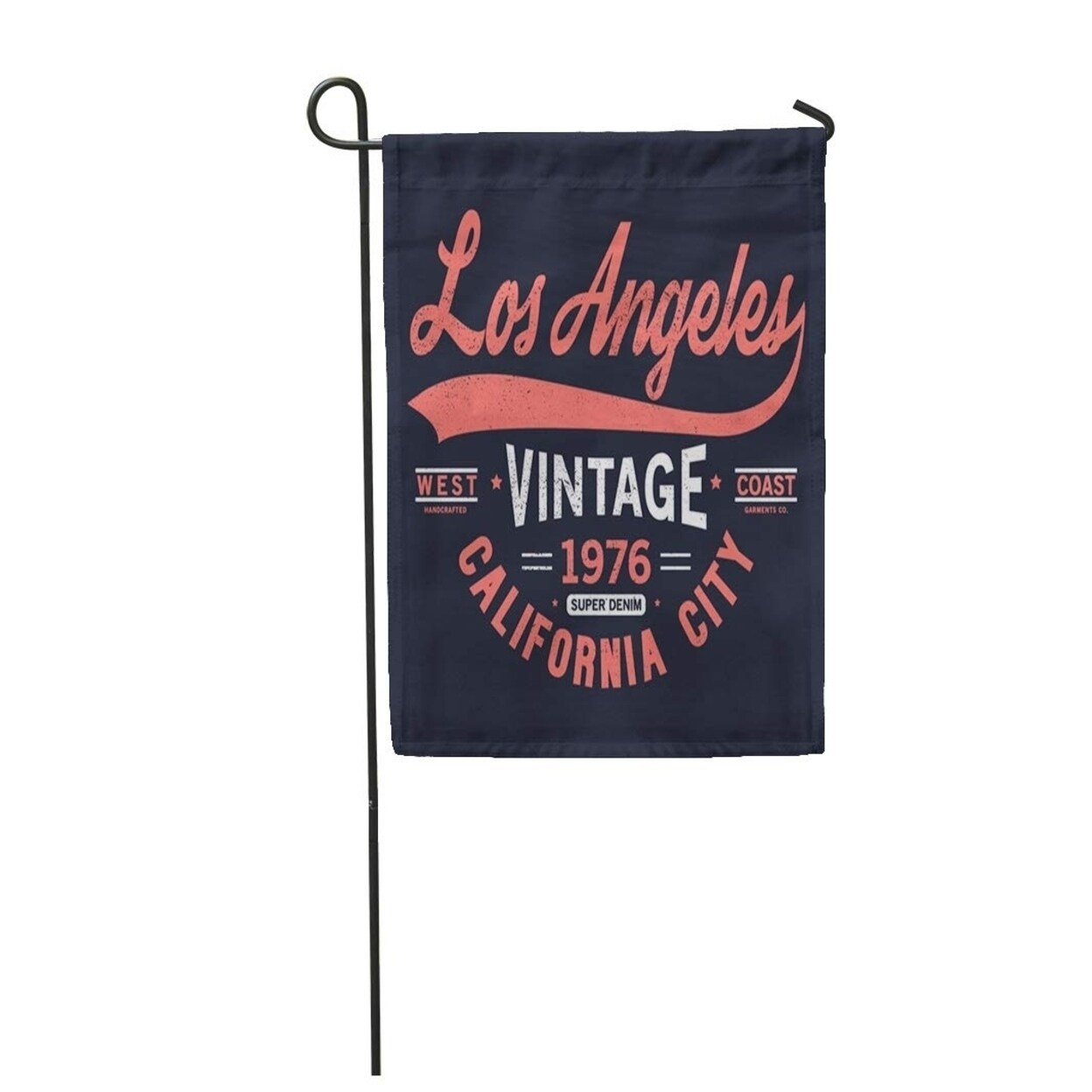Shop Badge Varsity Tee As Patch America Angeles Authentic California Garden Flag Decorative Flag House Banner 12x18 Inch On Sale Overstock 31352771