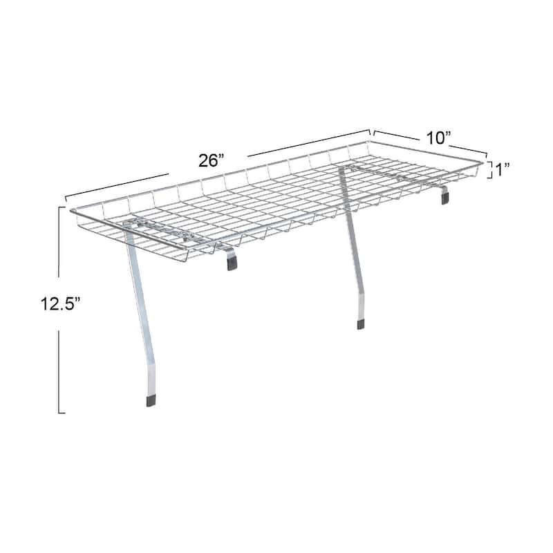 Household Essentials Rear Display Over-The-Washer Storage Shelf - 1.0"L x 26.5"W x 10.0"H