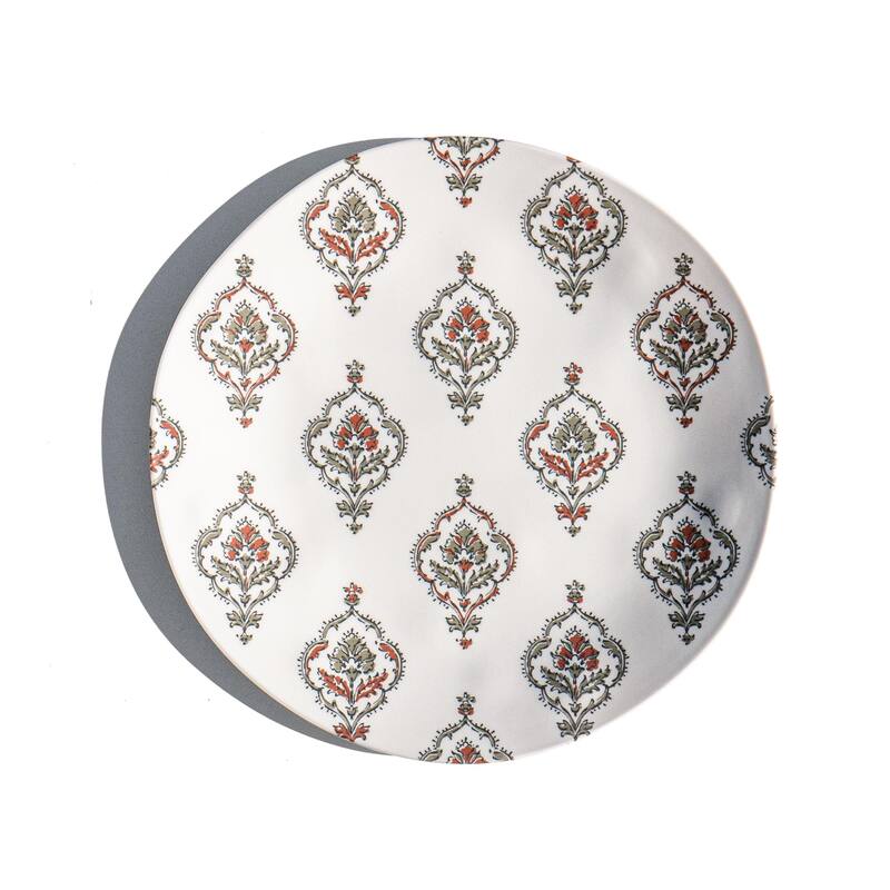 Abode Homewares Kashmir NewWave Melamine Salad Plate - 8.5" - Set of 6