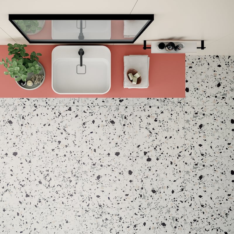 Venexia 8" x 8" Porcelain Look Wall & Floor Tile