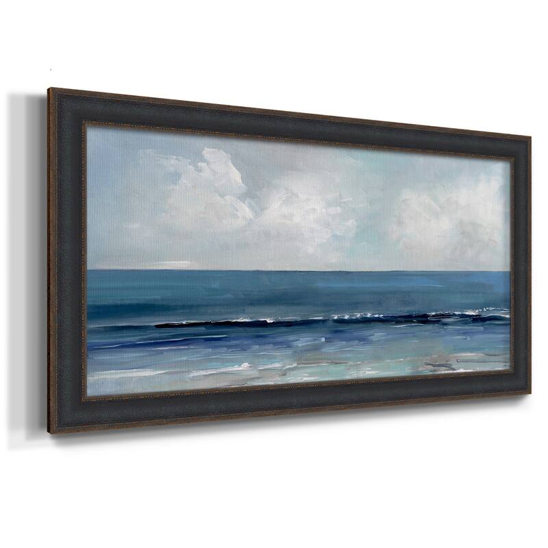 Blue Seas Premium Framed Canvas- Ready to Hang