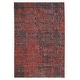 preview thumbnail 2 of 3, Ezlyn Abstract Red/ Teal Area Rug 2'6" x 8' Runner