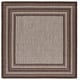preview thumbnail 80 of 140, SAFAVIEH Courtyard Vickie Indoor/ Outdoor Waterproof Patio Backyard Rug 5'3" Square - Grey/Brown