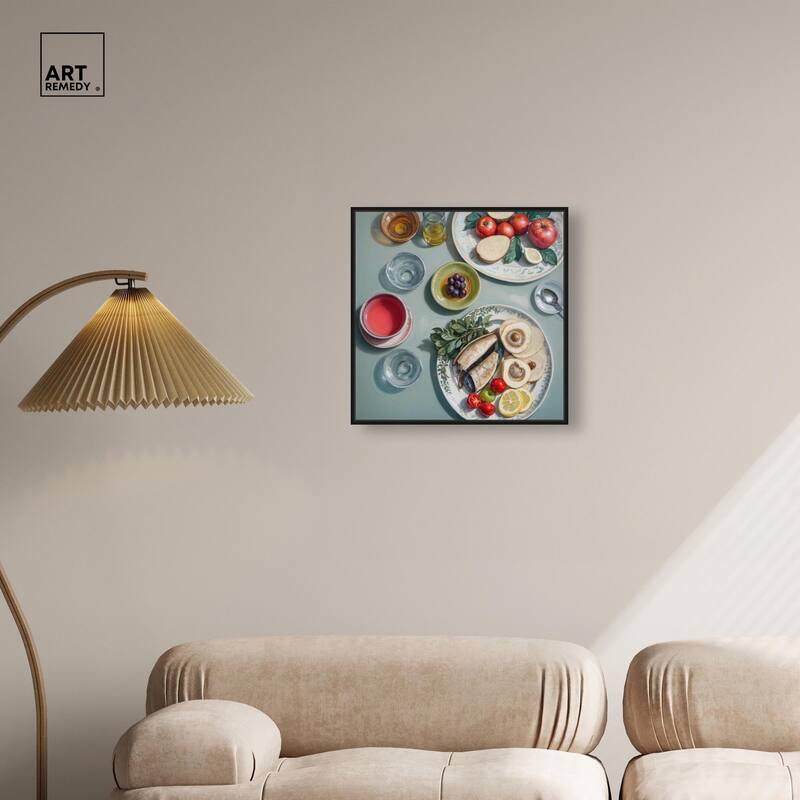 Sea Feast Canvas by Art Remedy