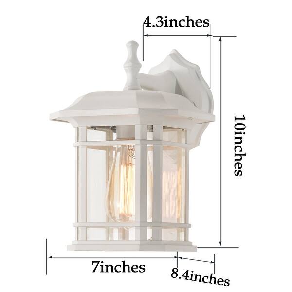 Outdoor Wall Sconces White Outdoor Wall Lantern Modern 2 Pack Bed