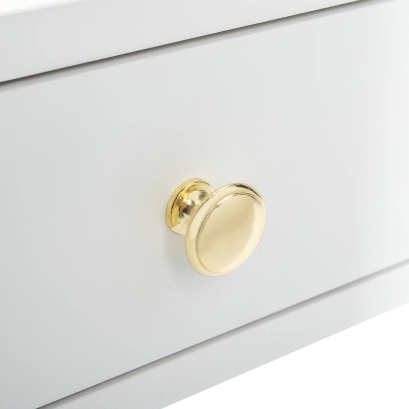 SAFAVIEH Tonya Mid-Century Gold Cap Coffee Table - 48" x 24" x 18" - 48Wx24Dx18H
