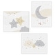 preview thumbnail 2 of 2, Lambs & Ivy Goodnight Moon 3-Piece Unframed Nursery/Child Wall Art 11” X 14”