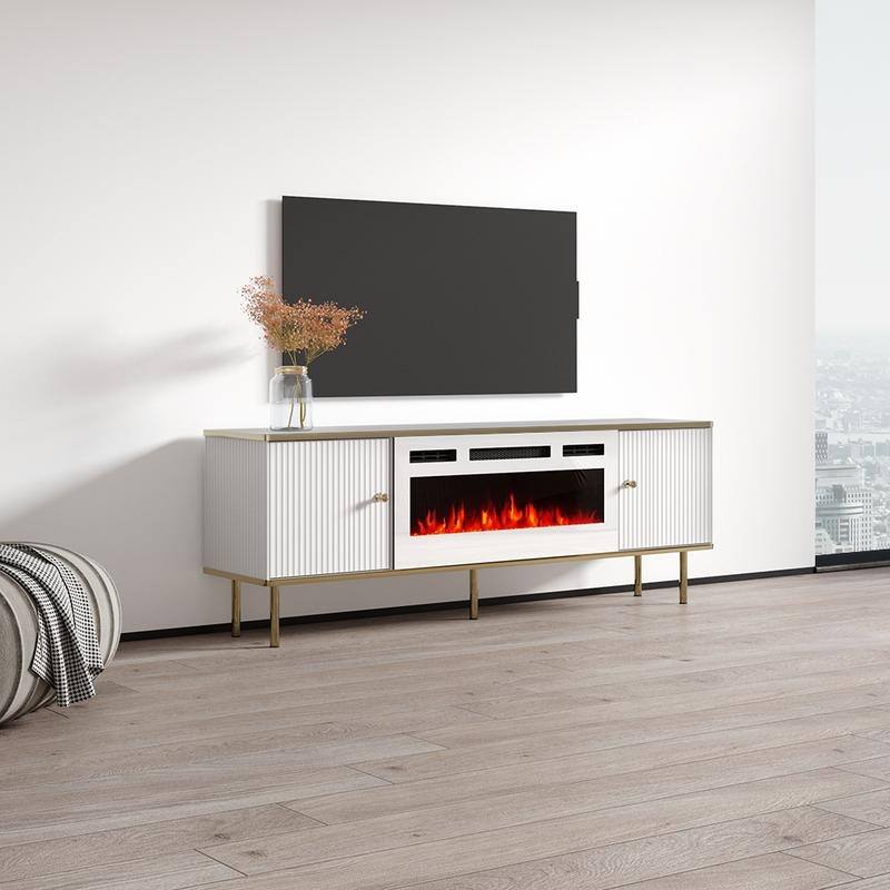 Camelia WH-EF Electric Fireplace 63" TV Stand