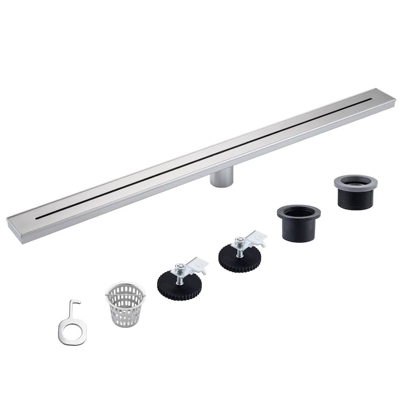 Linear Grid Shower Drain On Sale Bed Bath & Beyond 39285767