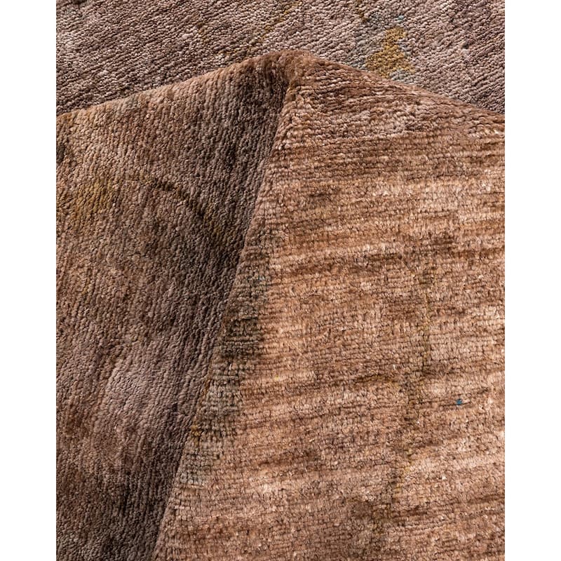 Vibrance One-of-a-Kind Hand-Knotted Area Rug - Beige, 8' 10" x 8' 10" - 8' 10" x 8' 10"