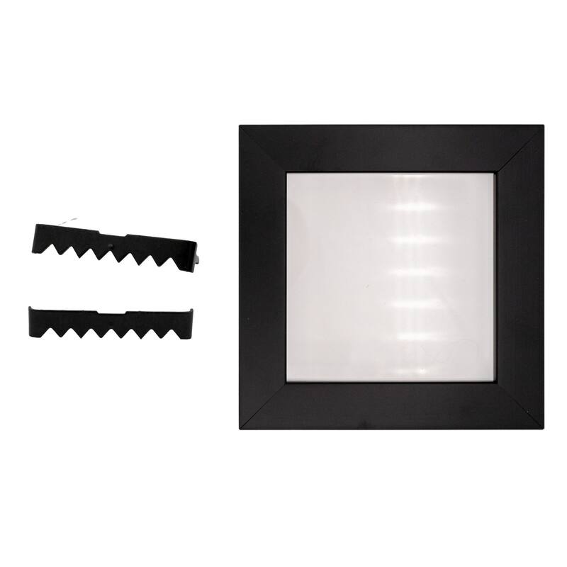 Large Black No Nail Sawtooth Hangers for Hanging Picture Frames Pack of 10 Sawtooth Picture