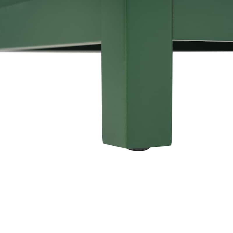 30-Inch Blue Bathroom Vanity with Ceramic Sink and Ample Storage