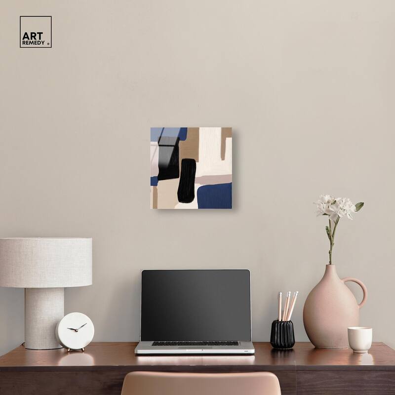 Blue Quietude I Acrylic by Art Remedy, Ready to Hang