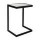 preview thumbnail 2 of 0, Uttermost Windell 16 1/2 Inch Wide Iron End Table with Mirrored Top