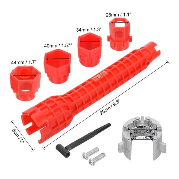 Faucet and Sink Installer Wrench, 14in1 Multipurpose Plumbing Tool Red Bed Bath & Beyond