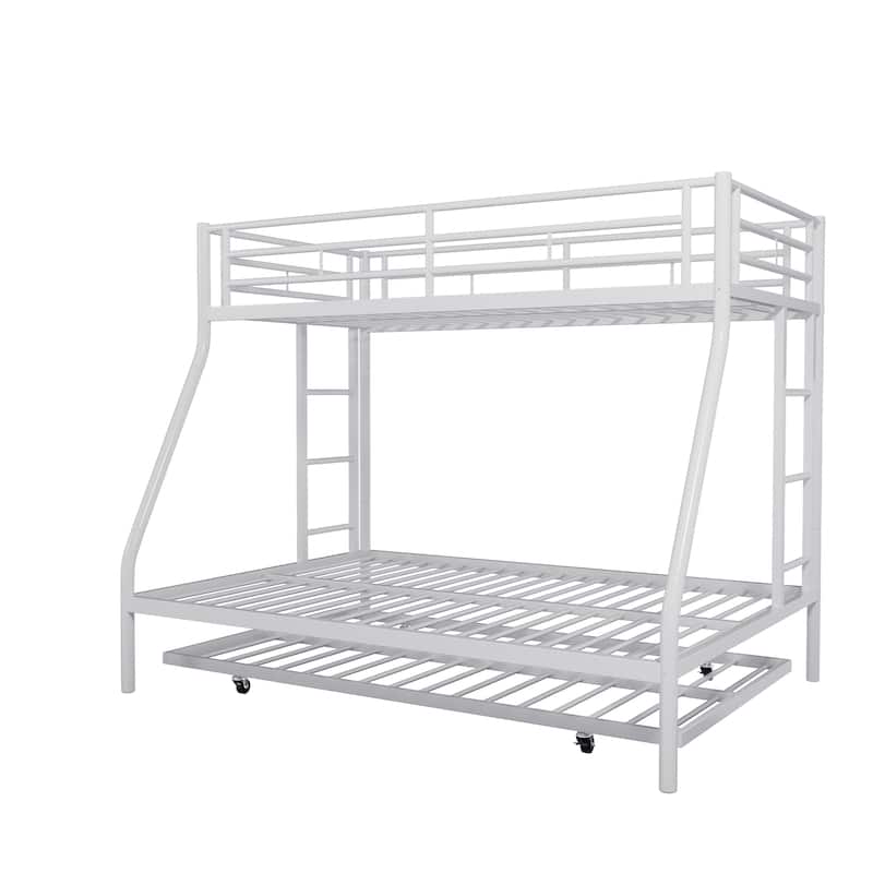 Standard Metal Bunk Bed - Bed Frame for Kids, Teens & Guest Rooms