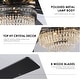 preview thumbnail 46 of 53, 52/62/72 Inch Crystal Fandelier Ceiling Fan with Lights and Remote, Reversible Motor