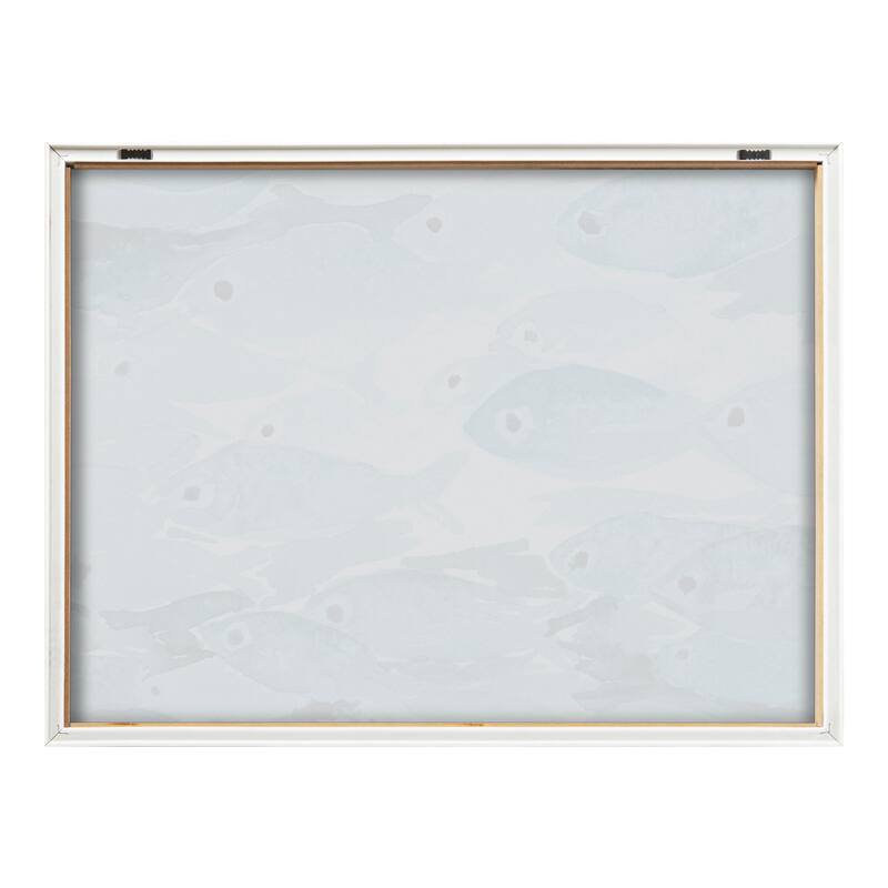 Kate and Laurel Blake 18x24 Aholehole Print Glass by Janet Meinke-Lau