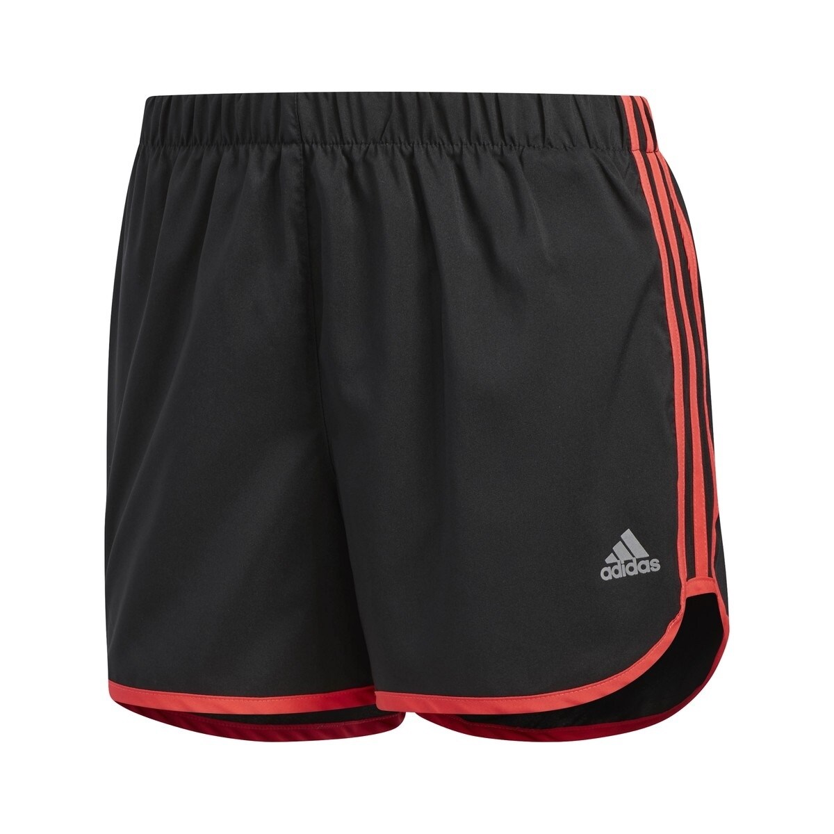 red adidas running shorts