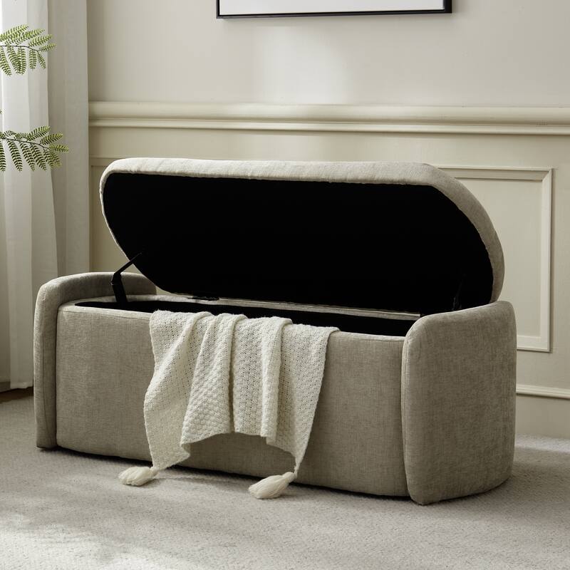 Bedroom Bench Storage Bench with Arms Ottoman entryway bench with storage End of Bed Bench, Entryway Bench