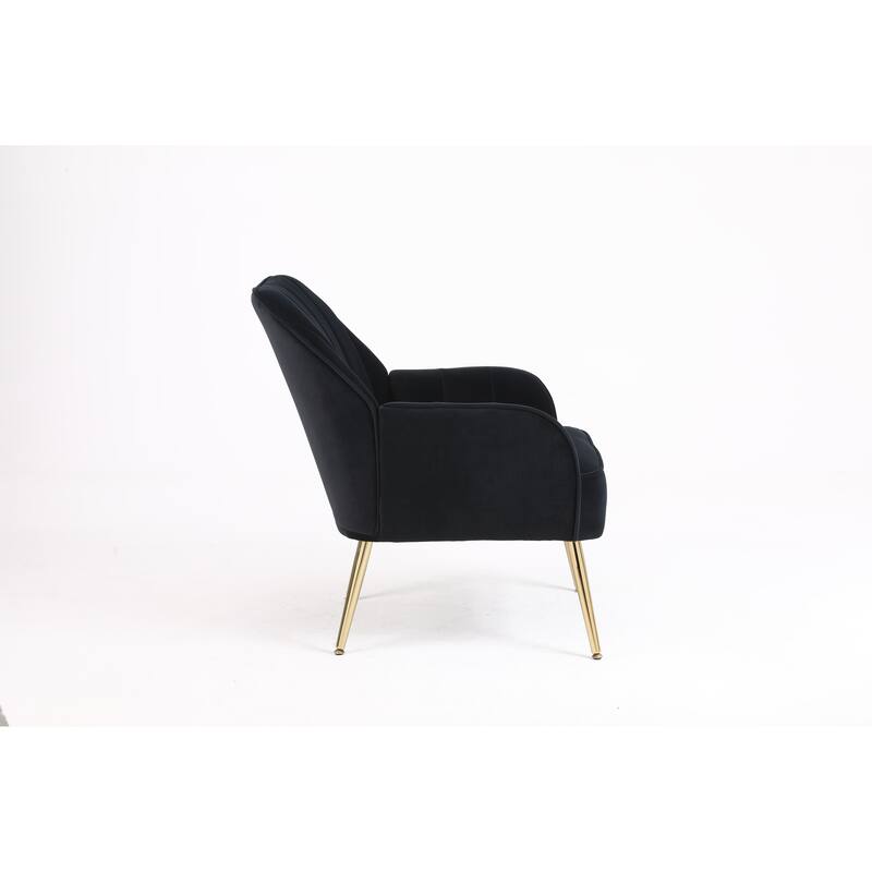 Modern Velvet Easy Assemble Sherpa Armchair for Living Room,Bedroom