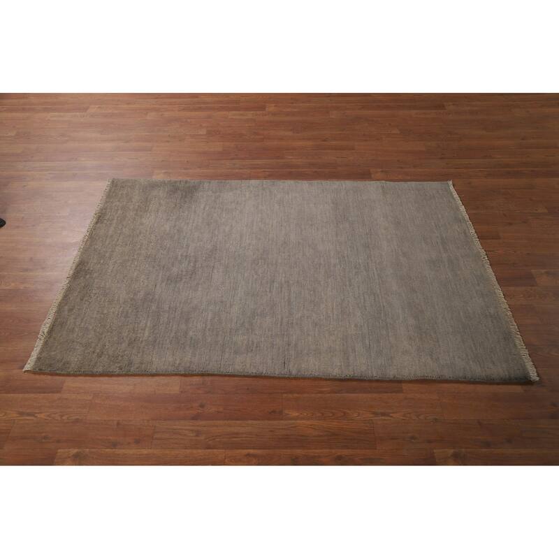 Modern Gabbeh Oriental Accent Rug Handmade Wool Carpet - 3'4"x 5'0"