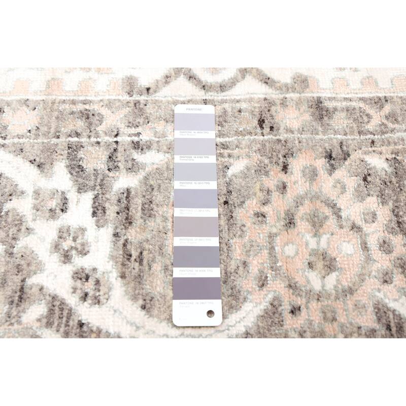 ECARPETGALLERY Hand-knotted Heritage Dark Grey Rug - 7'11 x 10'0