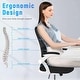 preview thumbnail 6 of 48, Ergonomic Office Mid Back Chair - N/A