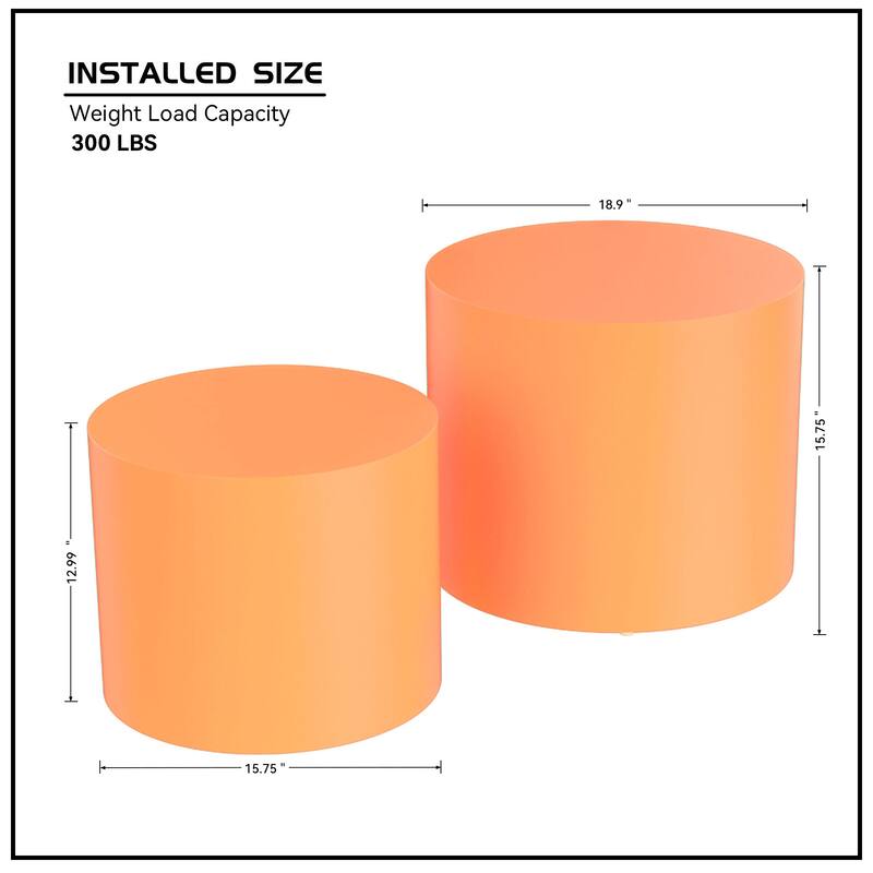 Modern Set Of 2 Coffee Table For Living Room