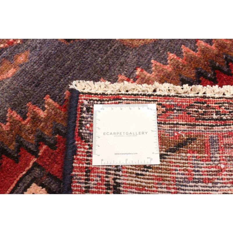 ECARPETGALLERY Hand-knotted Andelz Dark Red Wool Rug - 4'2 x 7'9