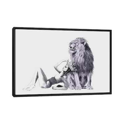 iCanvas "The Queen Leo " by Jenny Rome Framed Canvas Print