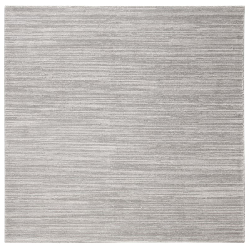 SAFAVIEH Vision Sunanda Modern Ombre Tonal Rug - 10' Square - Silver