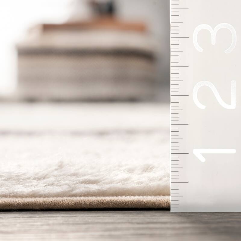 Striped Wool Machine Washable Area Rug