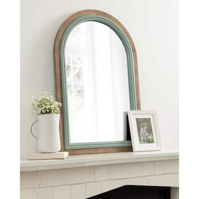 Kate and Laurel Palmer Wood Arch Mirror - 24x36