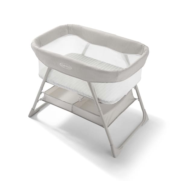 slide 2 of 6, Graco DreamMore Bedside Bassinet, Willow