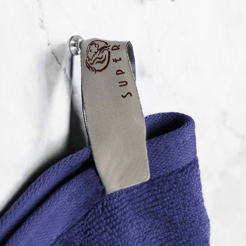 Superior Ultra-Soft Cotton Solid Medium Weight Bath Towel Set of 2